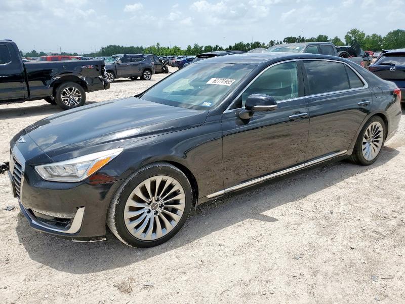GENESIS G90 ULTIMA 2019 black  gas KMTF54JHXKU054460 photo #1
