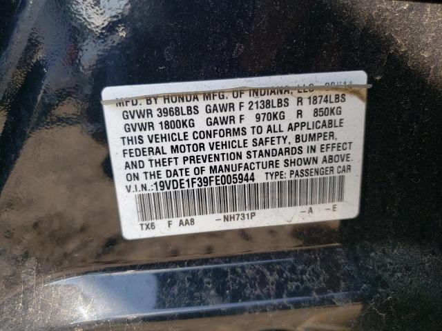2015 ACURA ILX 20 19VDE1F39FE005944