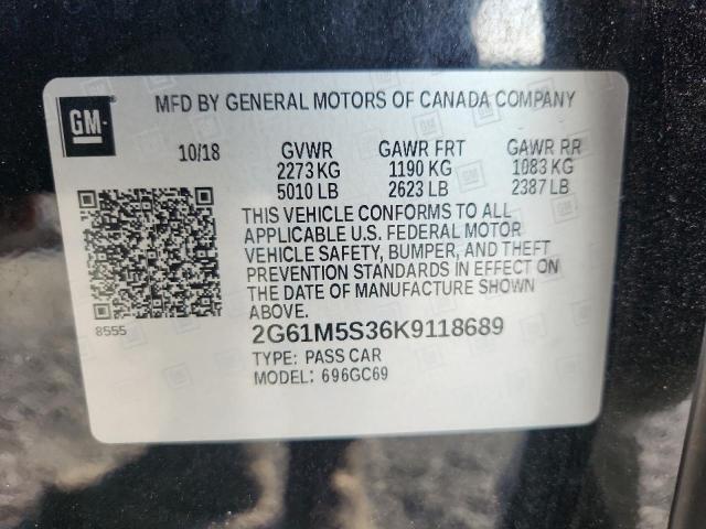2019 CADILLAC XTS LUXURY 2G61M5S36K9118689