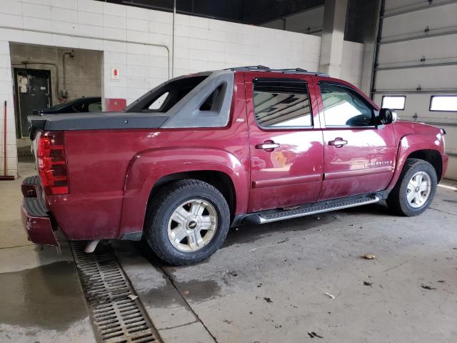 CHEVROLET AVALANCHE 2007 red crew pic flexible fuel 3GNFK12357G252423 photo #4