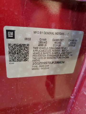 2018 CHEVROLET MALIBU LT - 1G1ZD5ST0JF286634