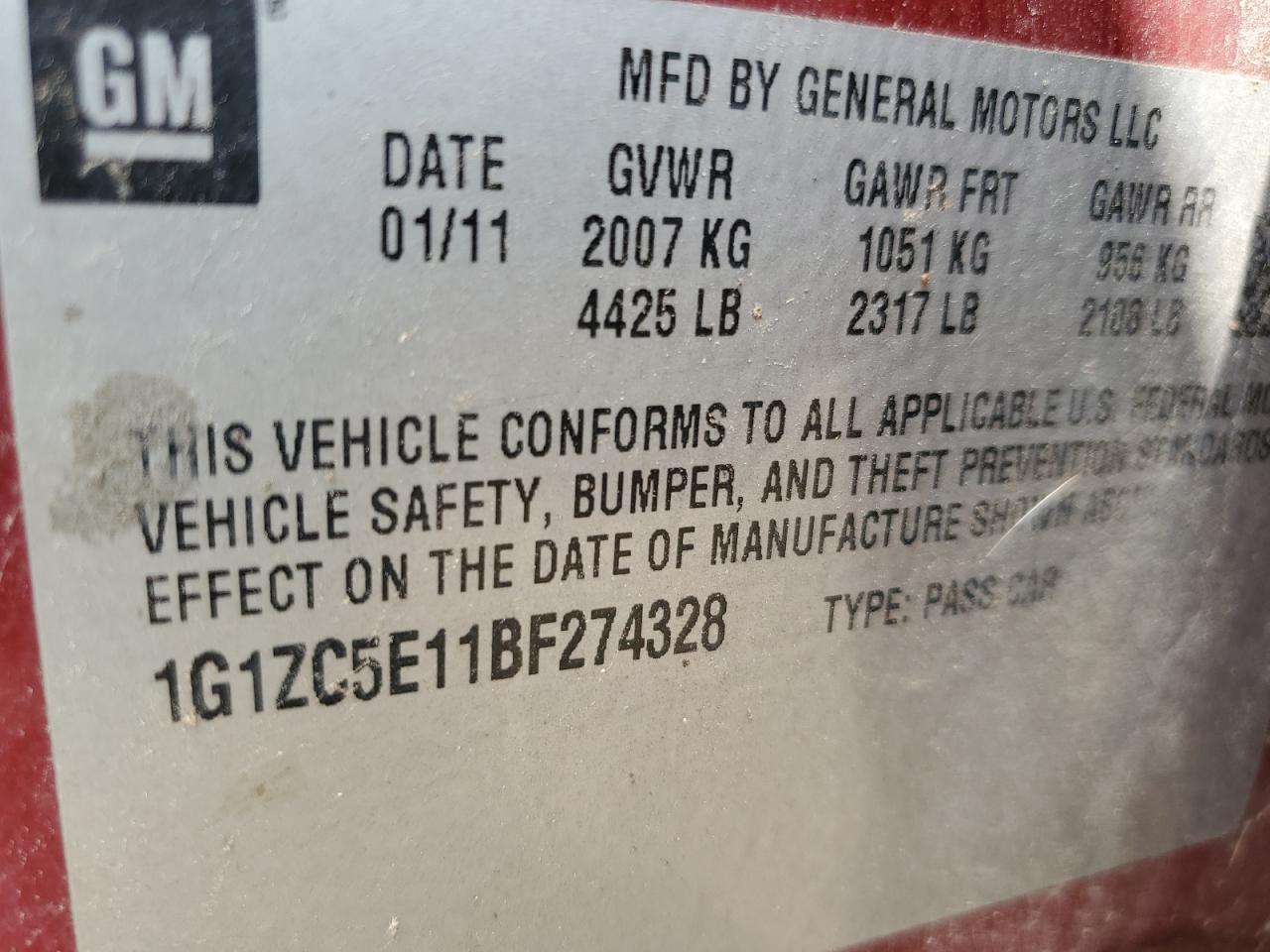 CHEVROLET MALIBU 1LT