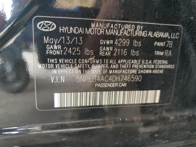 2013 HYUNDAI SONATA GLS - 5NPEB4AC4DH746590