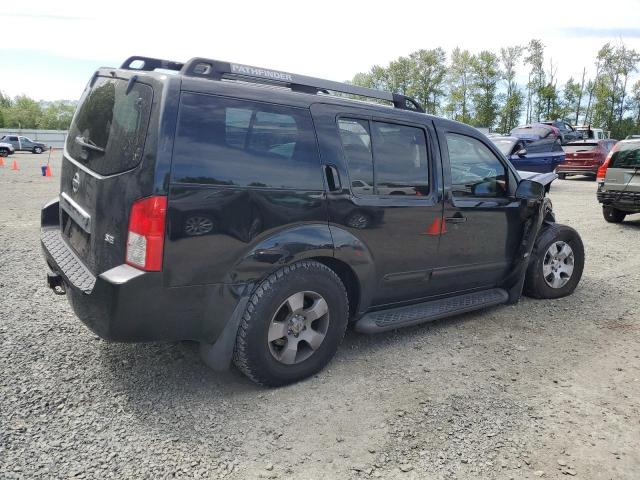 NISSAN PATHFINDER 2007 black  gas 5N1AR18W17C633135 photo #4
