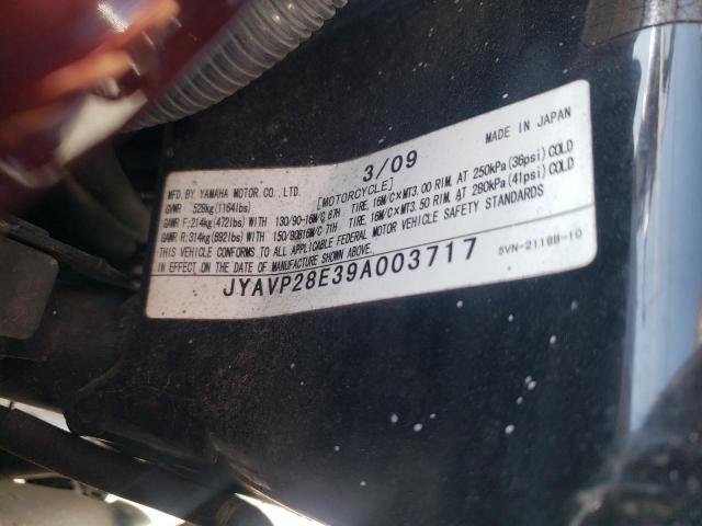 2009 YAMAHA XV1700 A JYAVP28E39A003717