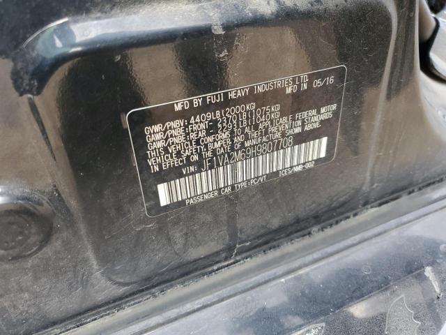 2017 SUBARU WRX STI JF1VA2M69H9807708