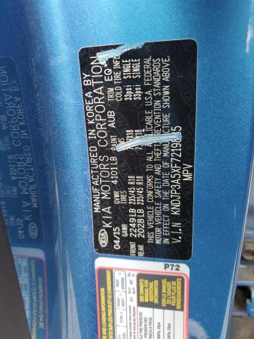 2015 KIA SOUL + KNDJP3A5XF7219835