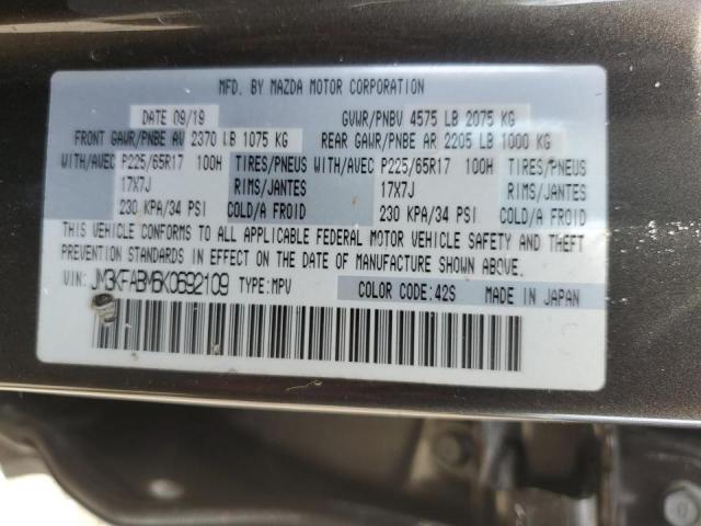 2019 MAZDA CX-5 SPORT JM3KFABM6K0692109
