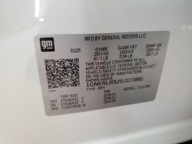 2025 CHEVROLET TRAVERSE R 1GNERLRS2SJ173881