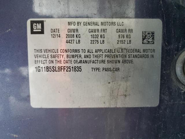 2015 CHEVROLET MALIBU LS 1G11B5SL8FF251835