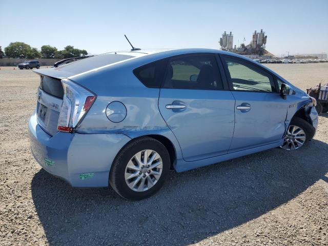 TOYOTA PRIUS PLUG 2015 blue  hybrid engine JTDKN3DP6F3072198 photo #4