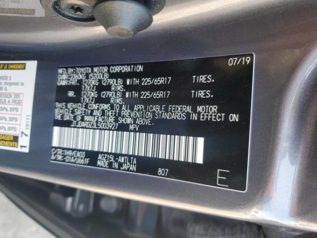 2020 LEXUS NX 300 JTJDARDZ3L5003927