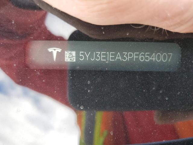 2023 TESLA MODEL 3 5YJ3E1EA3PF654007