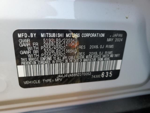 2024 MITSUBISHI OUTLANDER JA4J4VA88RZ070052