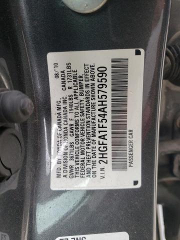 2010 HONDA CIVIC LX - 2HGFA1F54AH579590