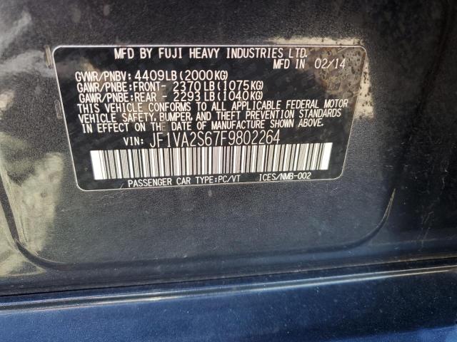 2015 SUBARU WRX STI LI JF1VA2S67F9802264