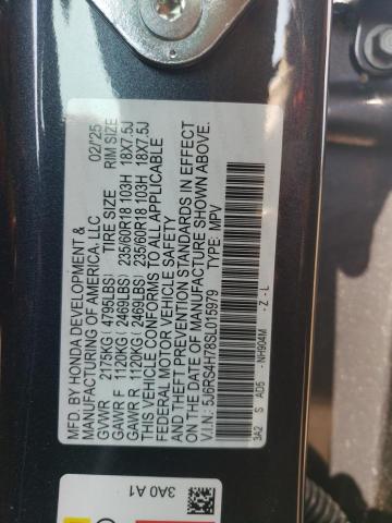 2025 HONDA CR-V EXL - 5J6RS4H78SL015979