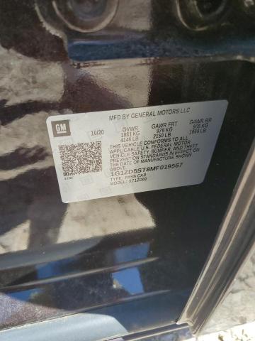 2021 CHEVROLET MALIBU LT #3261389493