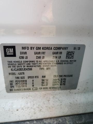 2020 BUICK ENCORE PRE KL4CJASB2LB342566