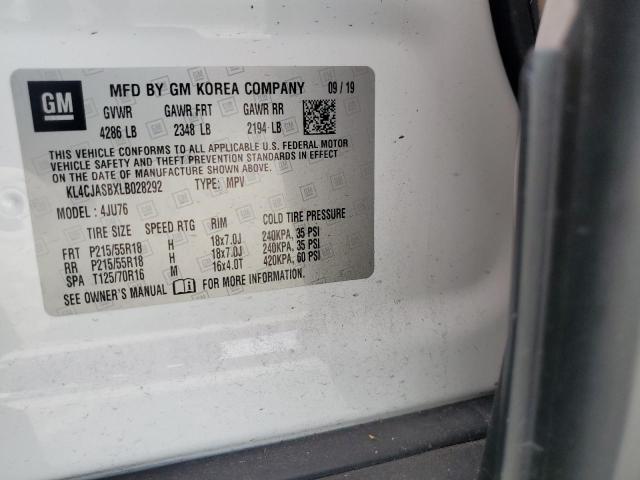 2020 BUICK ENCORE PRE KL4CJASBXLB028292