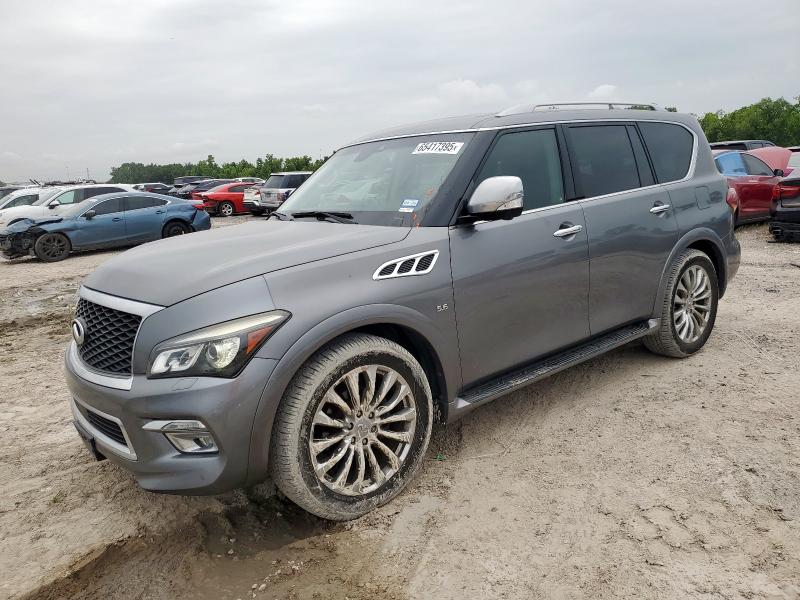 INFINITI QX80 BASE 2017 silver  gas JN8AZ2NF7H9640074 photo #1