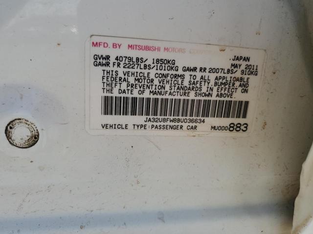 2011 MITSUBISHI LANCER GTS #3265822246