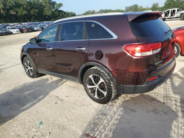 KIA SORENTO EX 2016 maroon 4dr spor gas 5XYPH4A58GG070889 photo #3