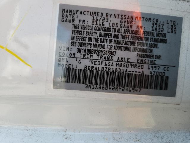2024 NISSAN SENTRA S 3N1AB8BV2RY246947