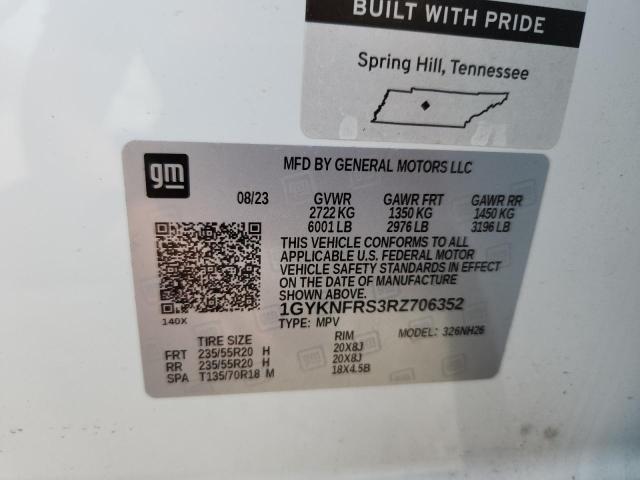 2024 CADILLAC XT5 PLATIN 1GYKNFRS3RZ706352