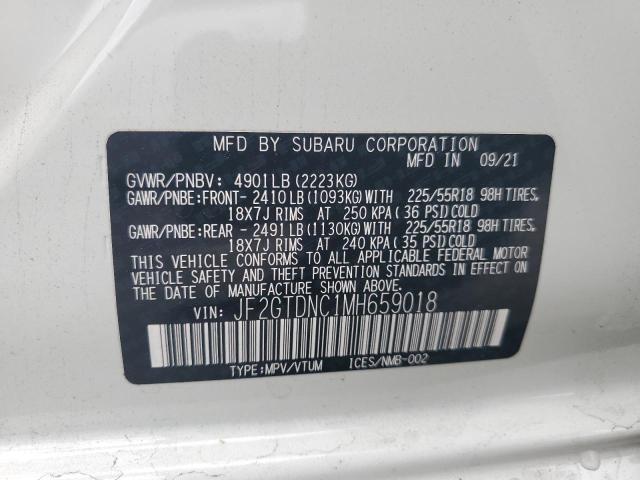 2021 SUBARU CROSSTREK LIMITED JF2GTDNC1MH659018