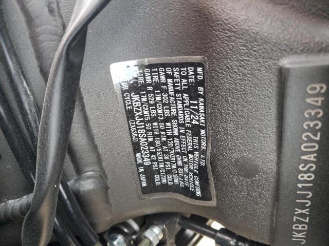 2025 KAWASAKI ZX636 K JKBZXJJ18SA023349