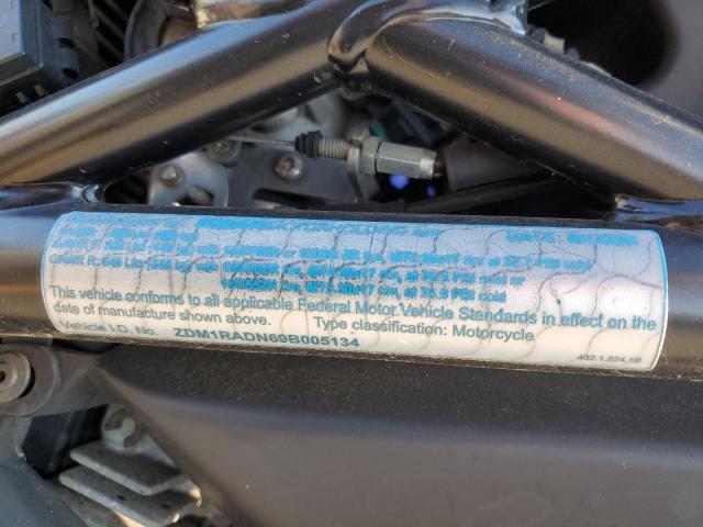 2009 DUCATI MONSTER ZDM1RADN69B005134