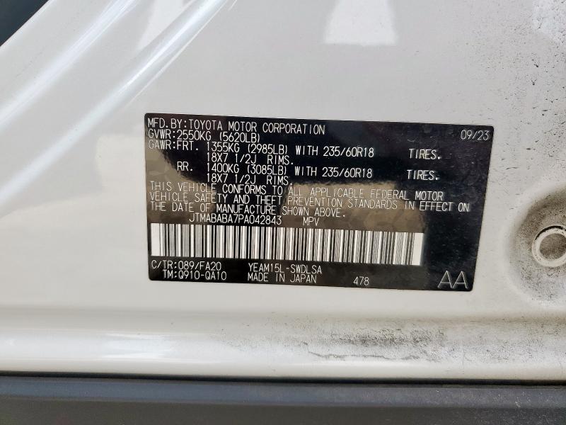2023 SUBARU SOLTERRA P JTMABABA7PA042843