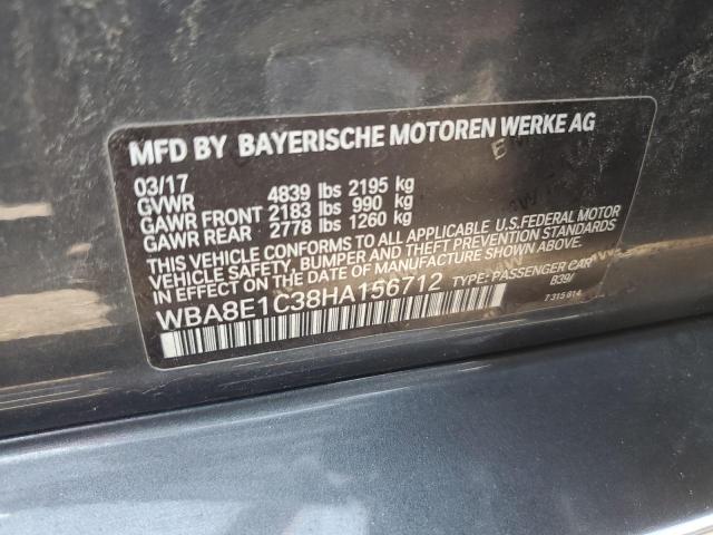 2017 BMW 330E WBA8E1C38HA156712