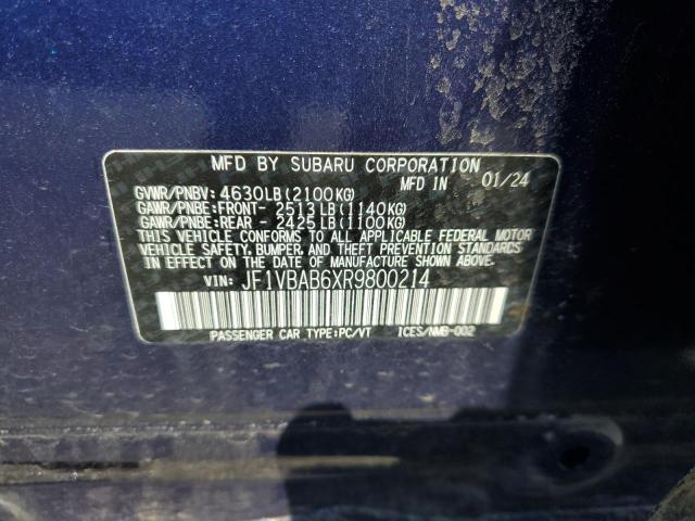 2024 SUBARU WRX - JF1VBAB6XR9800214