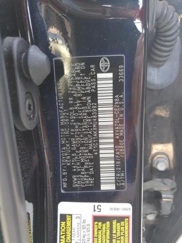 2021 TOYOTA CAMRY LE 4T1C11AKXMU483992