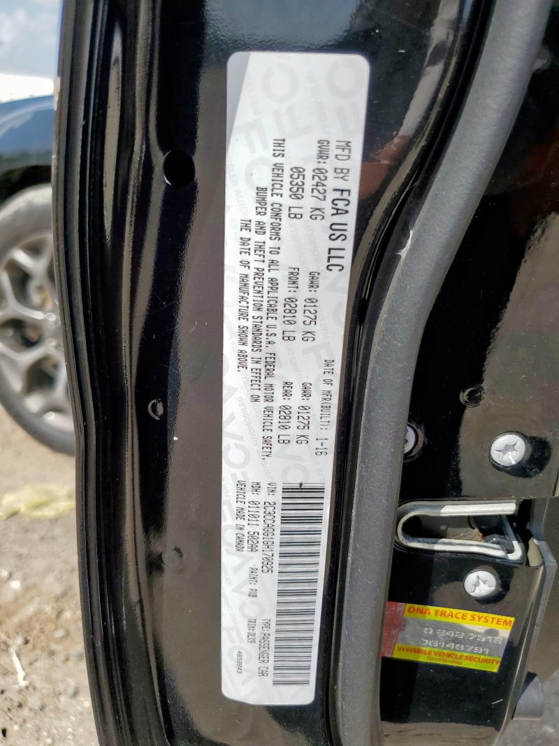 2016 CHRYSLER 300 S - 2C3CCAGG1GH170925