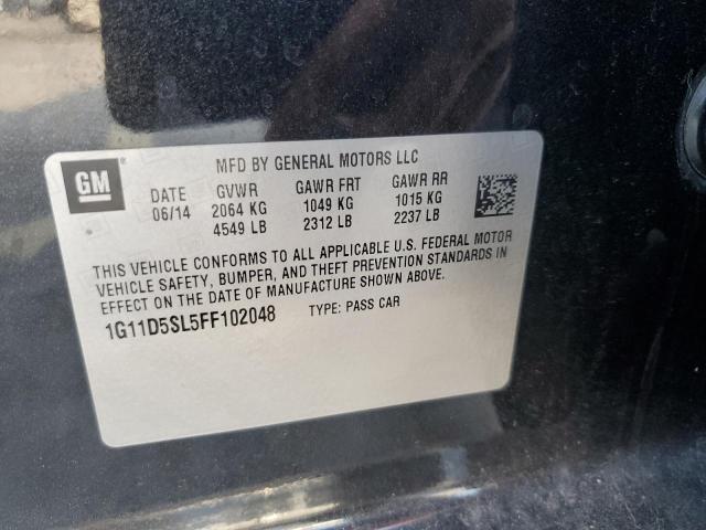 2015 CHEVROLET MALIBU 2LT 1G11D5SL5FF102048