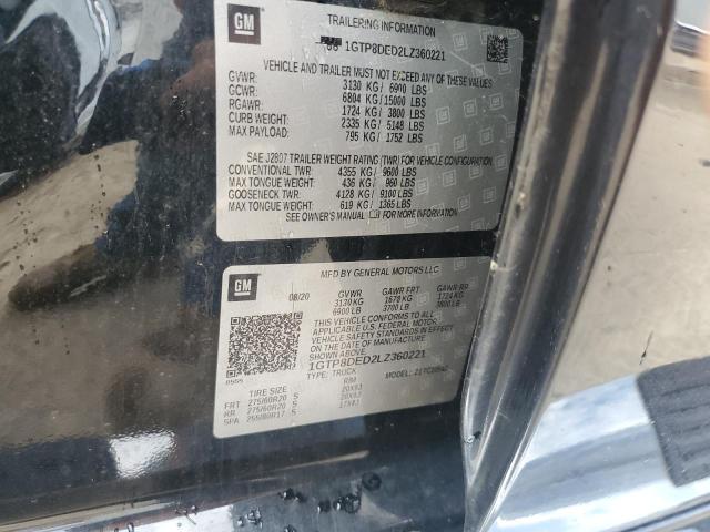 2020 GMC SIERRA C15 1GTP8DED2LZ360221