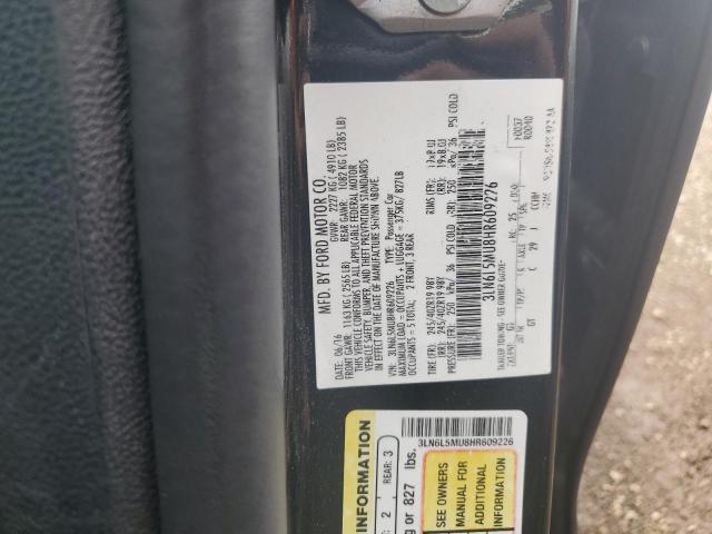 2017 LINCOLN MKZ HYBRID 3LN6L5MU8HR609226