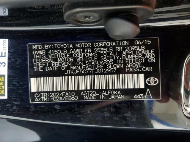 2015 TOYOTA SCION TC JTKJF5C77FJ012957