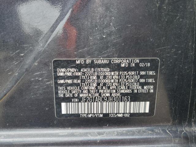 2018 SUBARU CROSSTREK JF2GTABC9JH301163