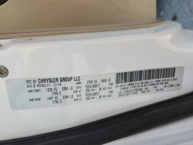 2015 DODGE GRAND CARA 2C4RDGCG4FR631961