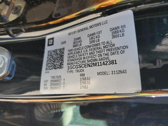 2021 CHEVROLET COLORADO L 1GCGSCEN2M1142381