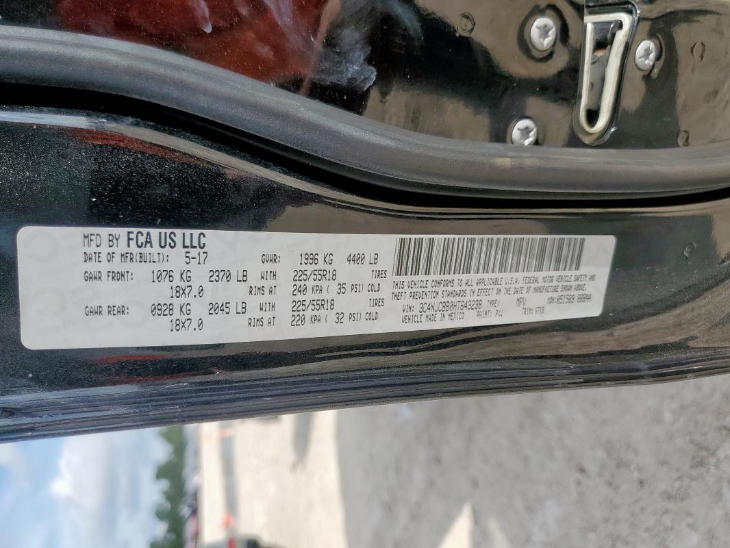 2017 JEEP COMPASS LA - 3C4NJCBB0HT643238