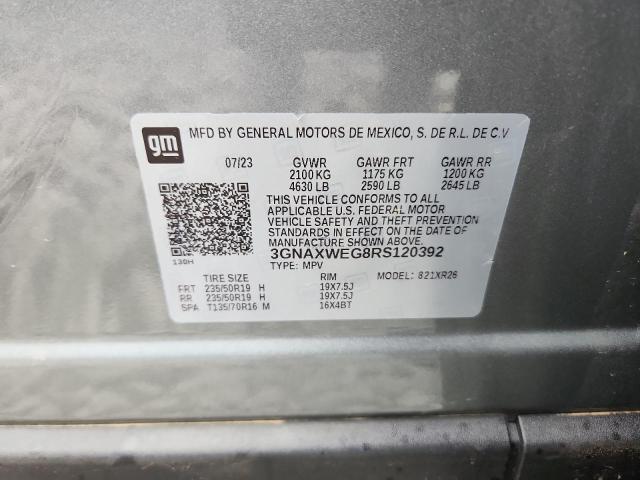 2024 CHEVROLET EQUINOX RS 3GNAXWEG8RS120392