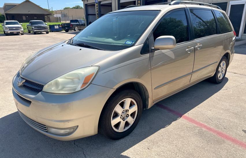 TOYOTA SIENNA XLE 2005 gold sports v gas 5TDZA22C65S264948 photo #3