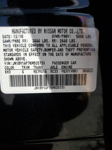 2019 INFINITI Q70 3.7 LU JN1BY1AP7KM505731