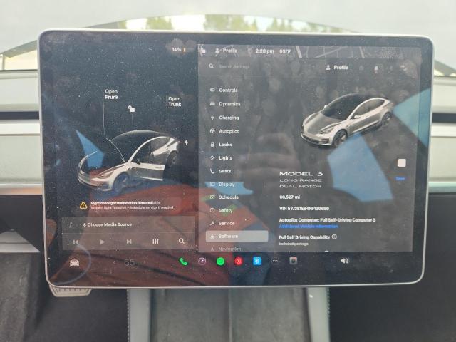 2022 TESLA MODEL 3 5YJ3E1EB4NF130659