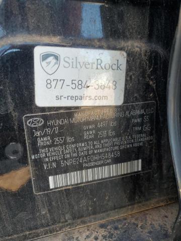 2017 HYUNDAI SONATA SE - 5NPE24AF0HH548458